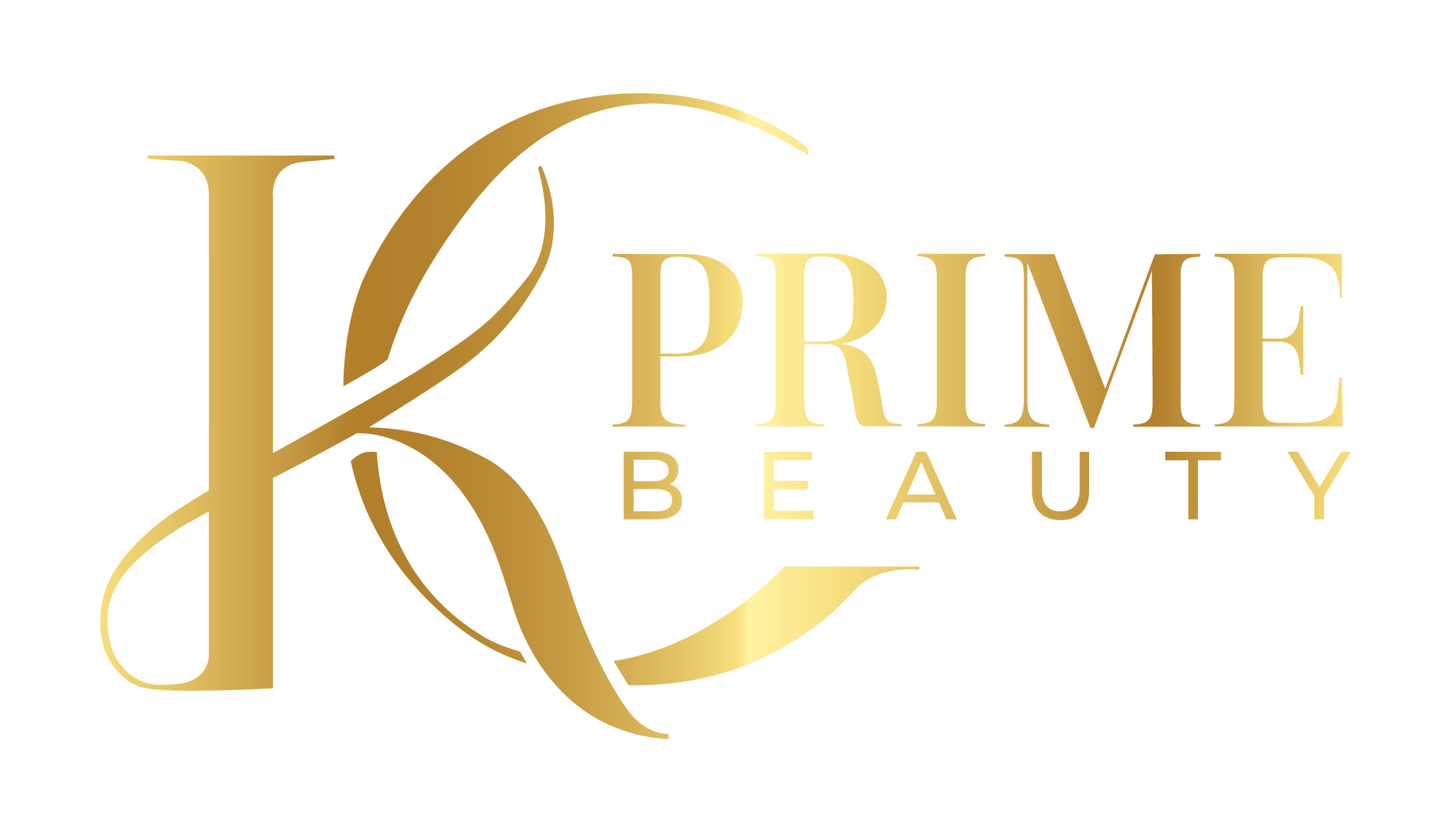 KC Prime Beauty logo Gold